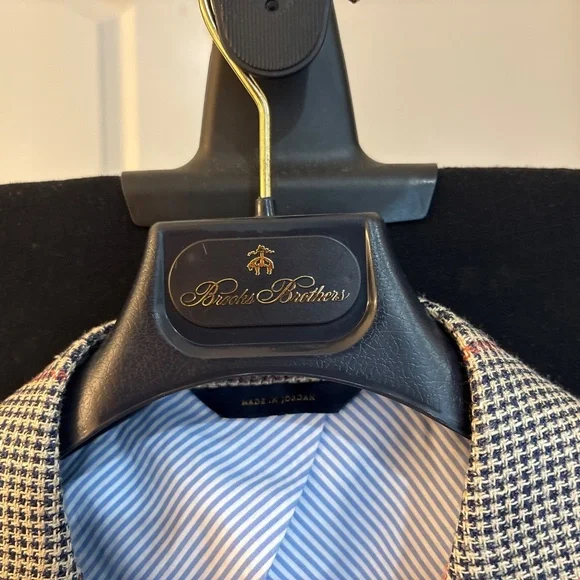Brooks Brothers Men’s Madison Traditional-Fit Wool-Silk-Linen Check Hopsack 42 - Picture 11 of 11